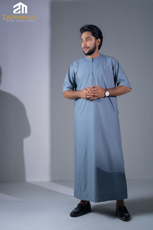 Half Sleeve Essential Stone Blue