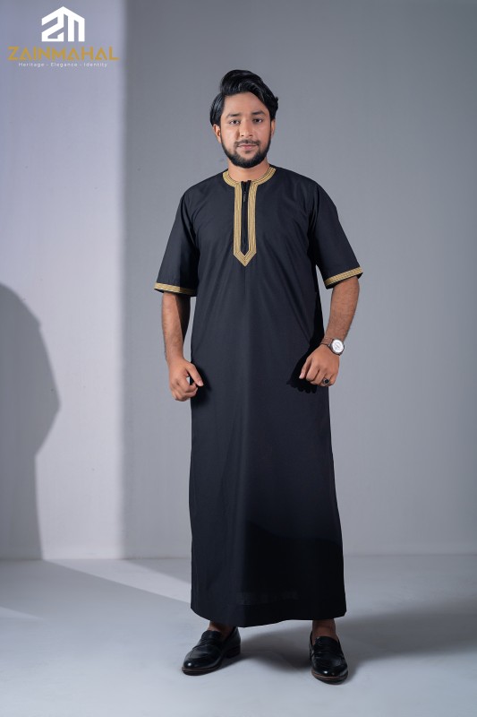Moroccon Thobe Black